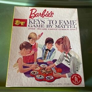 Barbie Game Set with Purple, Orange, Pink and Gold Accents